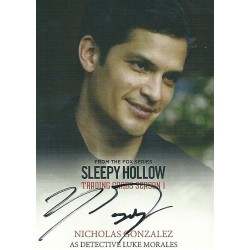 Nicholas Gonzalez Signed Trading Card (Sleepy Hollow)