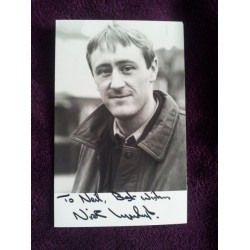 Nicholas Lyndhurst dedicated autograph (Only Fools and Horses; Goodnight Sweetheart)
