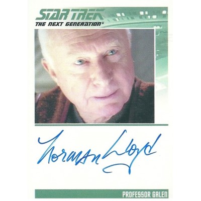 Norman Lloyd Signed Trading Card (Star Trek: The Next Generation)