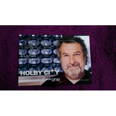 Paul Bradley autograph (Holby City)