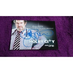 Paul Bradley autograph (Holby City)