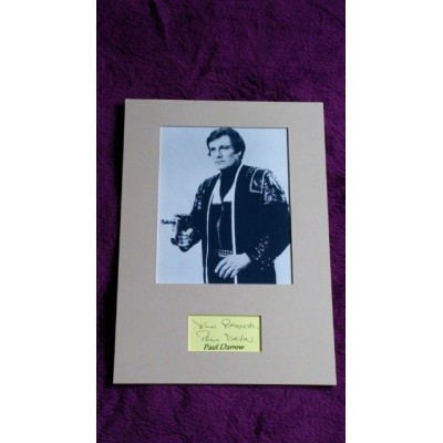 Paul Darrow autograph (Blake's 7)