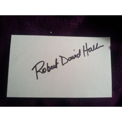 Robert David Hall autograph (CSI)
