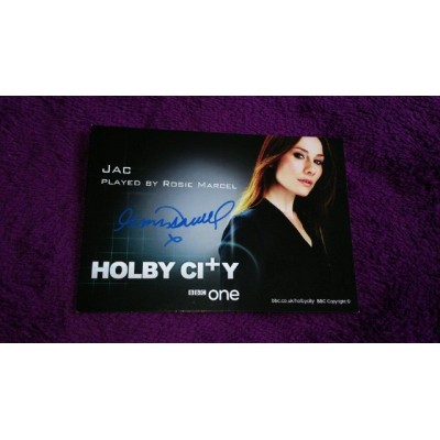 Rosie Marcel autograph (Holby City)