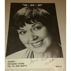 Ruth Madoc autograph (Hi-de-Hi!)