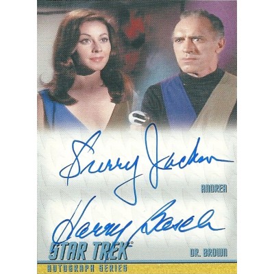 Sherry Jackson & Harry Basch Signed Trading Card (Star Trek)
