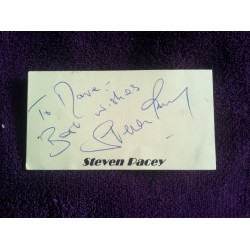 Steven Pacey autograph (Blake's 7)