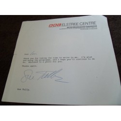 Susan Tully Signed Letter (Eastenders; Grange Hill)