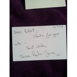 Tessa Peake-Jones autograph