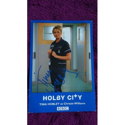 Tina Hobley autograph (Holby City)