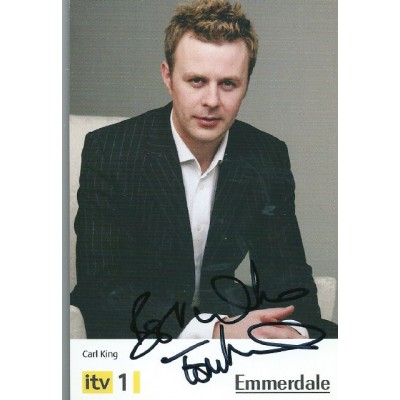 Tom Lister autograph AFTAL (Emmerdale)