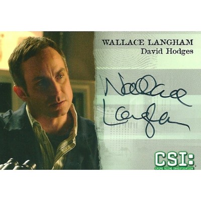 Wallace Langham Signed Trading Card (CSI)