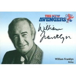 William Franklyn Signed Trading Card (The New Avengers)