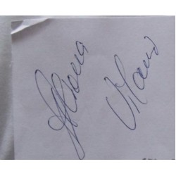 Aliona Vilani autograph (Strictly Come Dancing)