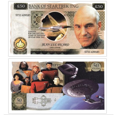 Novelty Banknote - Star Trek £50