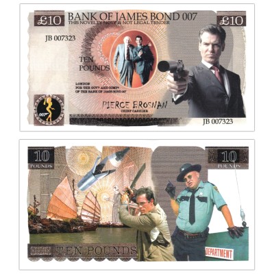 Novelty Banknote - James Bond £10