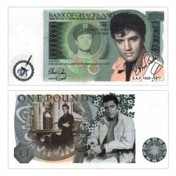 Novelty Banknote - Elvis Presley £1