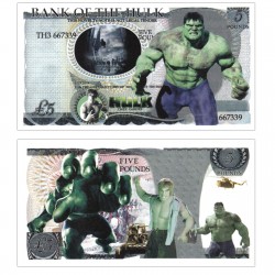 Novelty Banknote - The Hulk £5