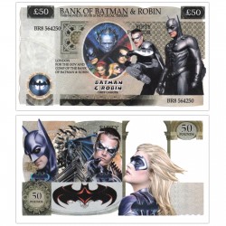 Novelty Banknote - Batman & Robin £50