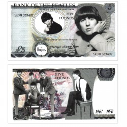 Novelty Banknote - Beatles George Harrison £5