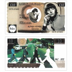 Novelty Banknote - Beatles Ringo Starr £10