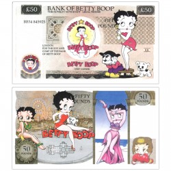 Novelty Banknote - Betty Boop £50