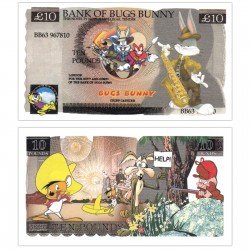 Novelty Banknote - Bugs Bunny £10
