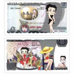 Novelty Banknote - Betty Boop £5