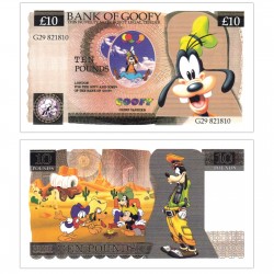 Novelty Banknote - Goofy £10