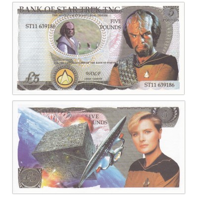 Novelty Banknote - Star Trek £5