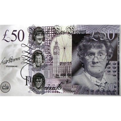 Novelty Banknote - Mrs Brown 