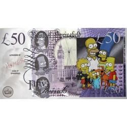 Novelty Banknote - Simpsons