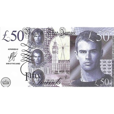 Novelty Banknote - Theo James