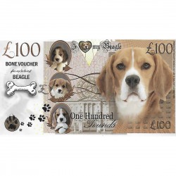 Novelty Dog Banknote - Beagle