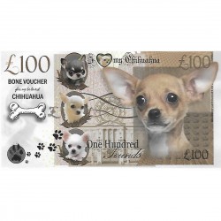 Novelty Dog Banknote - Chihuahua