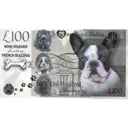 Novelty Dog Banknote - French Bulldog 2