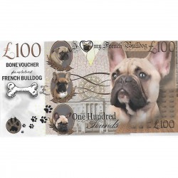 Novelty Dog Banknote - French Bulldog