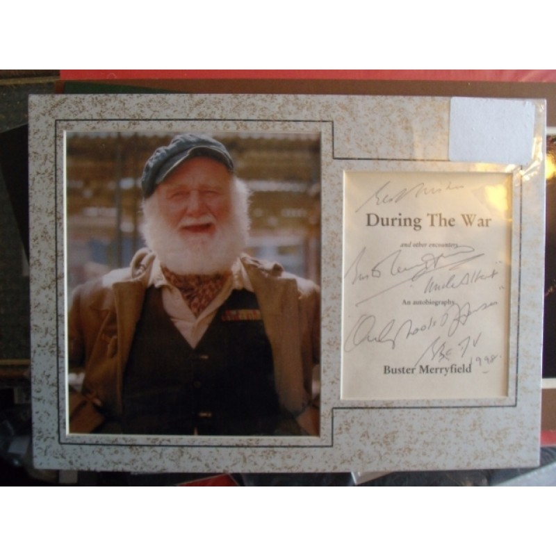 Buster Merryfield autograph