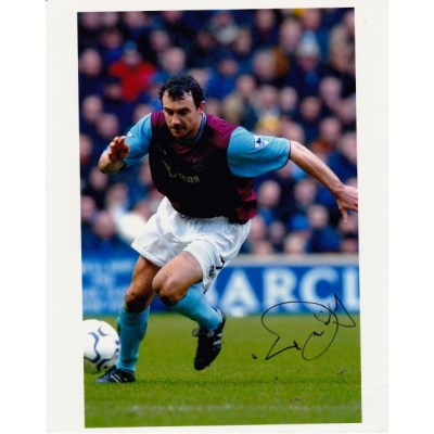Christian Dailly autograph Aston Villa