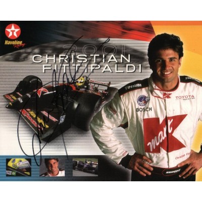 Christian Fittipaldi autograph