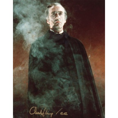 Christopher Lee autograph (Dracula)