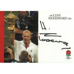 Clive Woodward autograph