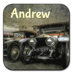 Have your name on a coaster - Car Background 1