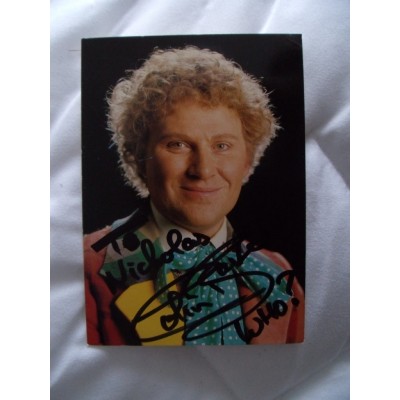 Colin Baker dedicated autograph (Doctor Who)