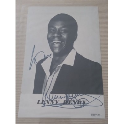 Lenny Henry autograph 2