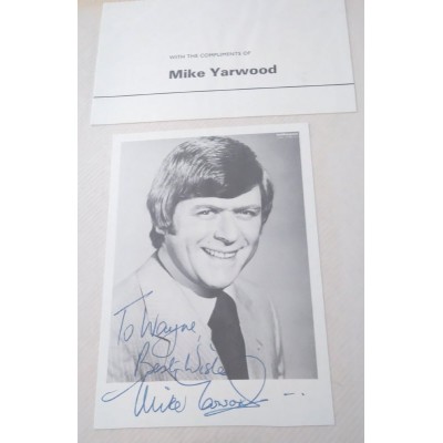 Mike Yarwood dedicated autograph