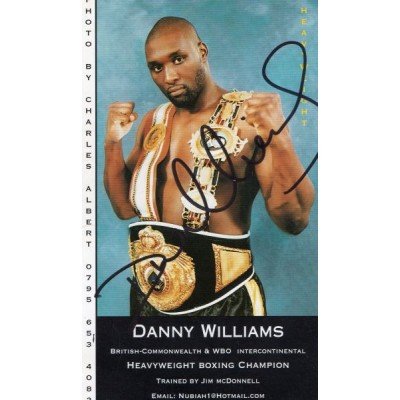 Danny Williams autograph