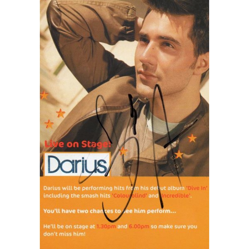 Darius autograph