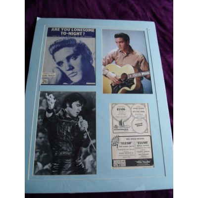 Elvis Presley autograph (dedicated)