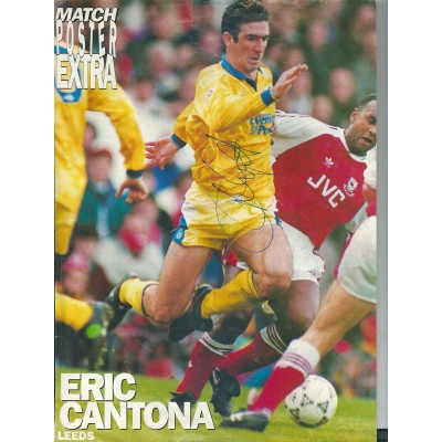 Eric Cantona autograph (Leeds United; France)